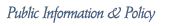 Public Information & Policy